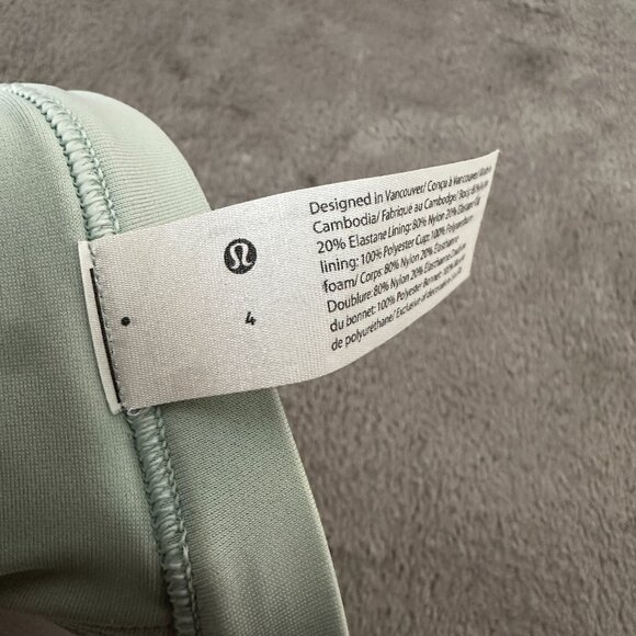 NWT Lululemon Waterside Swim Bikini Top Size 4 C Cup - Picture 5 of 5